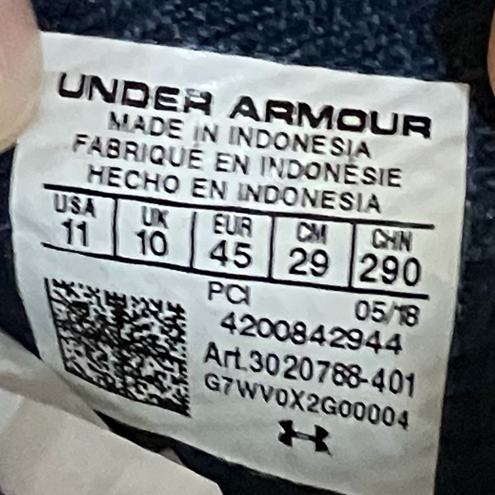 NEW Under Armour Project Rock 1 Men’s Training Gym Sneakers. - Picture 12 of 13